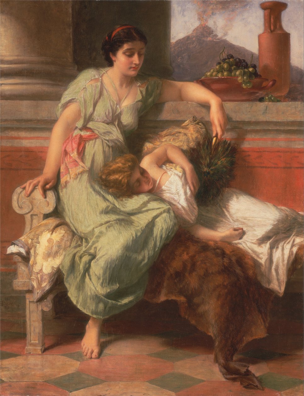 Pompeii, A.D. 79 by Alfred W. Elmore