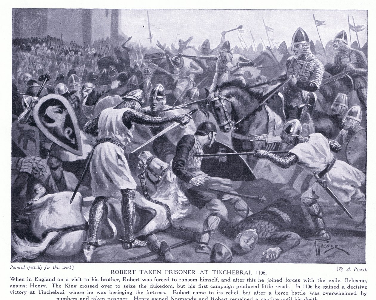Robert taken at Tinchebrai AD1106, 1920