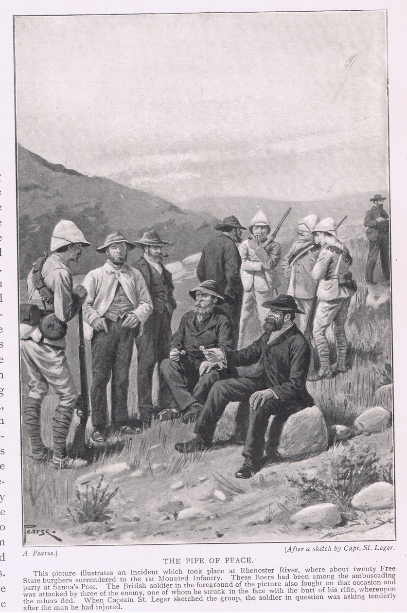 The Pipe of Peace by Alfred Pearse