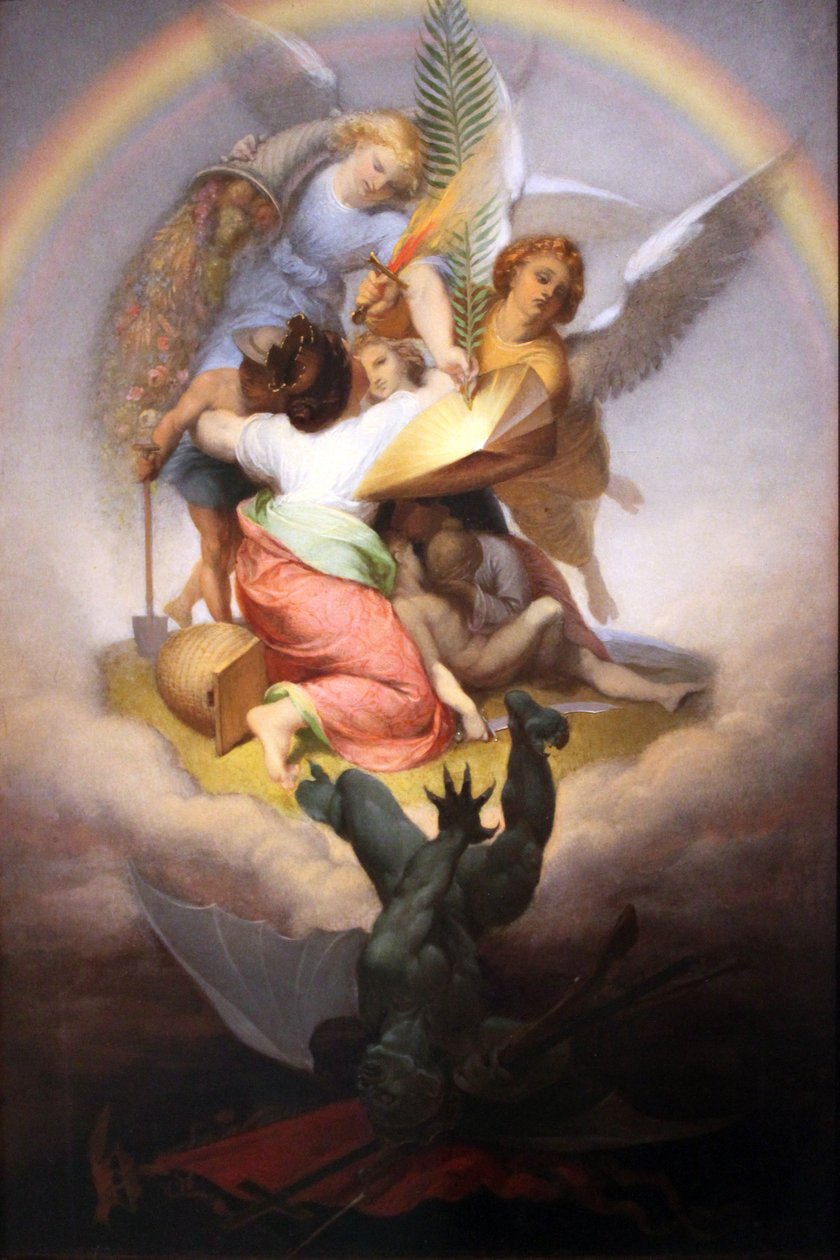 Allegory on the Suppression of the 1848 Revolution by Alfred Rethel