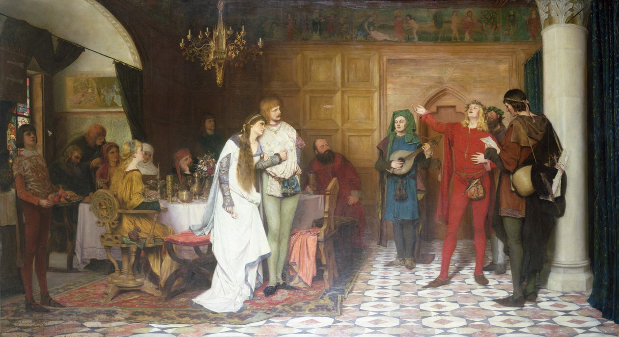 The Minstrels by Alfred Seifert