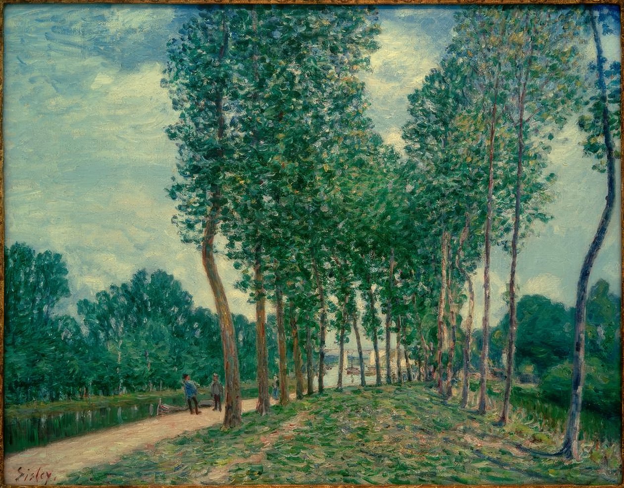 Banks of the Loing near Moret by Alfred Sisley