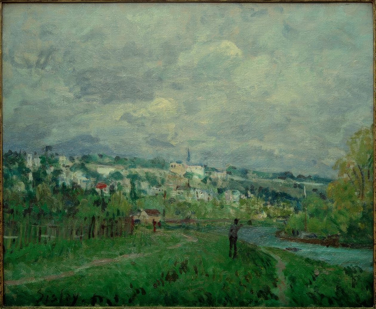 The Seine near Saint-Cloud by Alfred Sisley