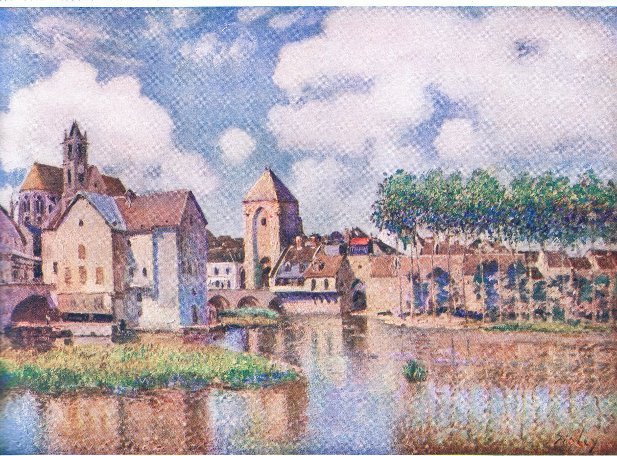 Le Pont de Moret by Alfred Sisley