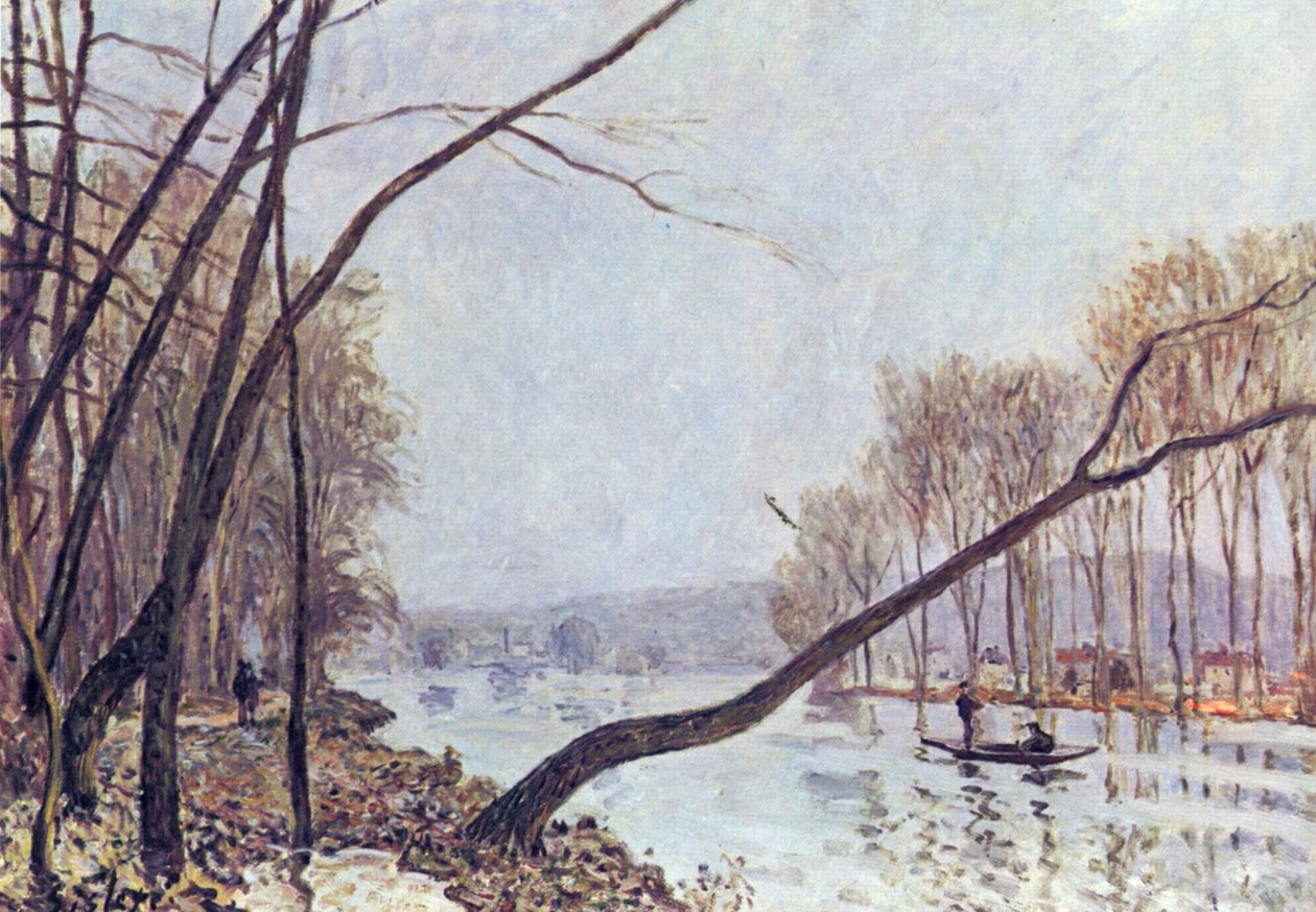 Banks of the Seine in Autumn by Alfred Sisley