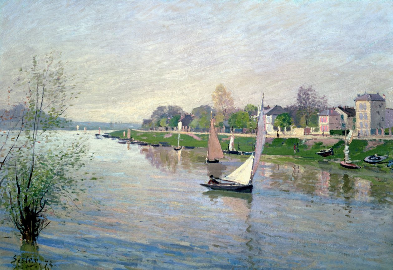 The Seine at Argenteuil, 1872 by Alfred Sisley