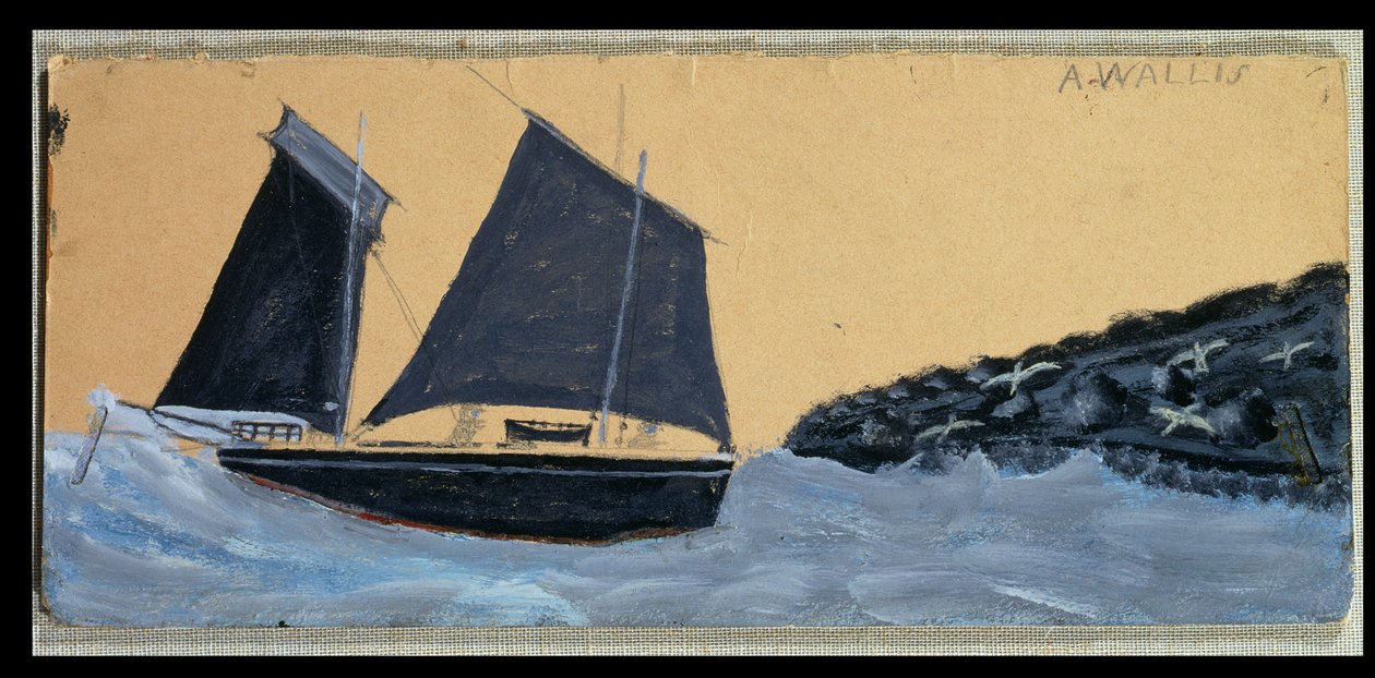Sailing off St. Ives by Alfred Wallis