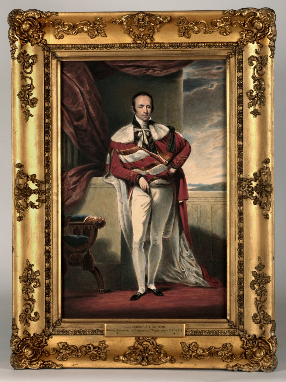 Portrait of Robert Grosvenor, 2nd Earl Grosvenor, c.1820 by Alfred Edward Chalon