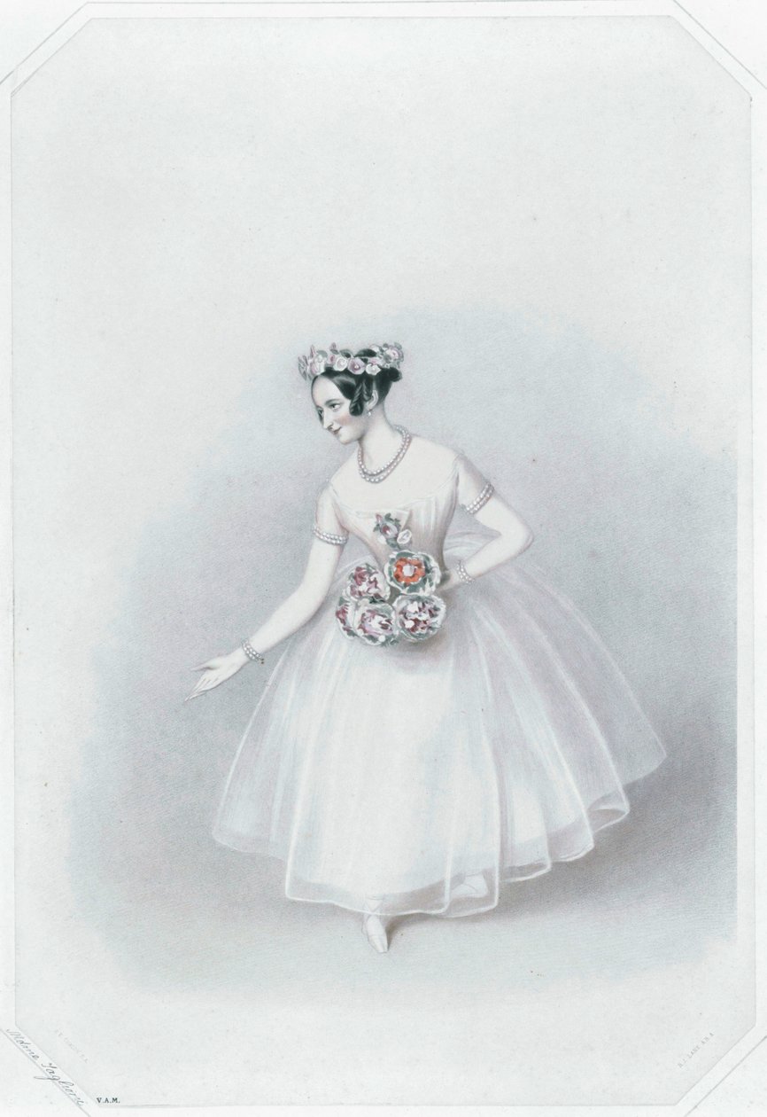 Marie Taglioni, Most Famous Ballerina by Alfred Edward Chalon