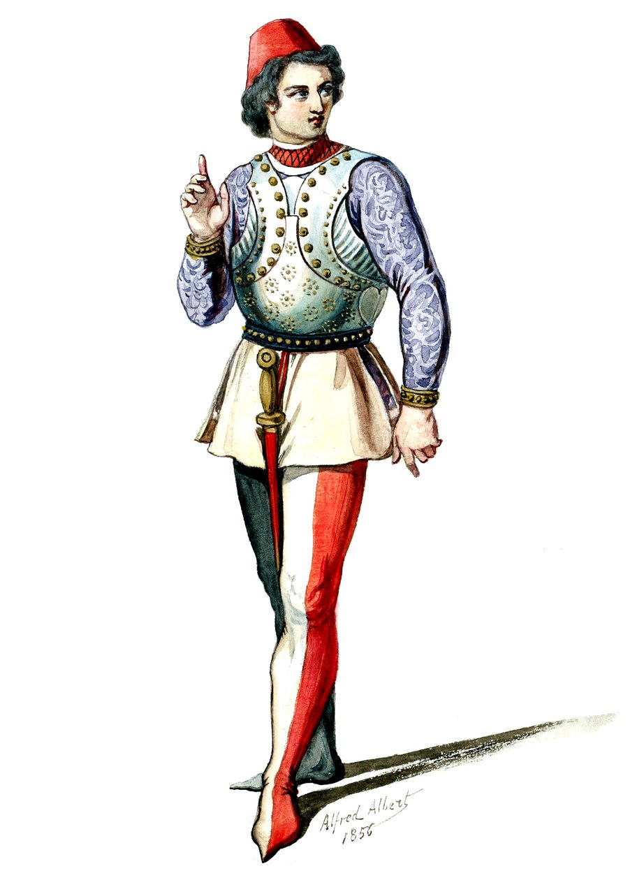 La Magicienne - Costume Designs by Alfred Albert - Squire, Men