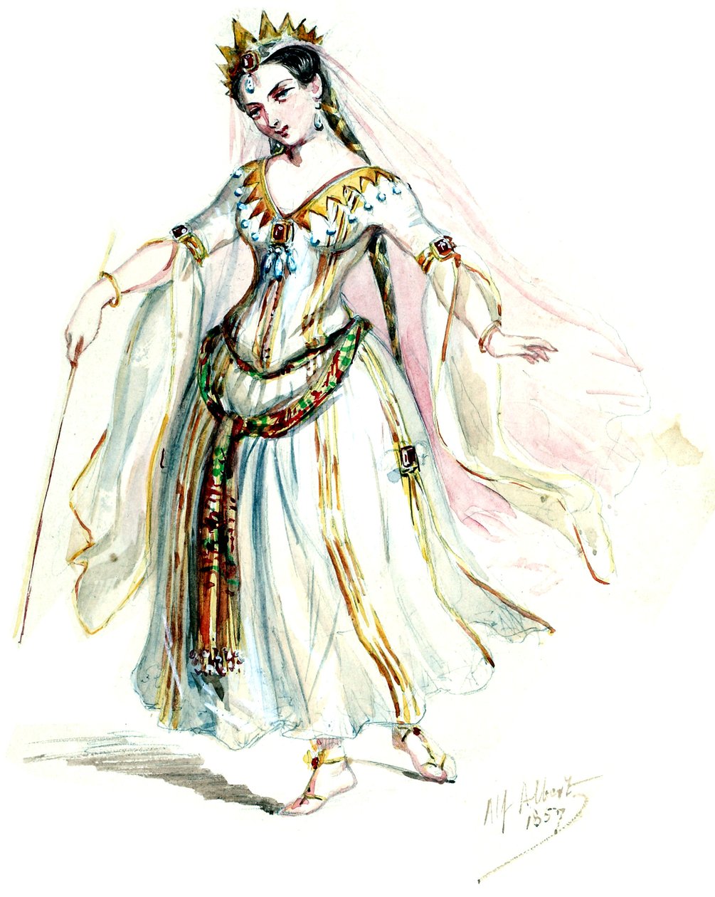 The Sorceress - Costume Designs - Fairies, Ladies