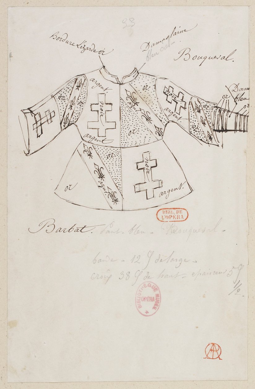 The Sorceress - Costume Designs - MM. Bouqueval, Barbat by Alfred Albert