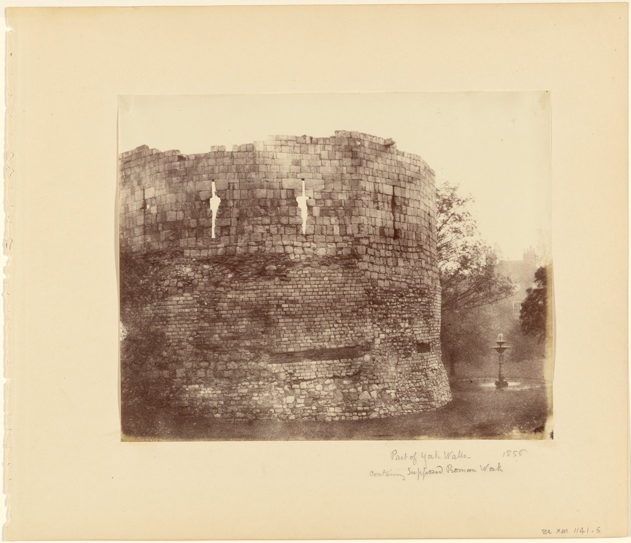 Part of York Walls by Alfred Capel Cure