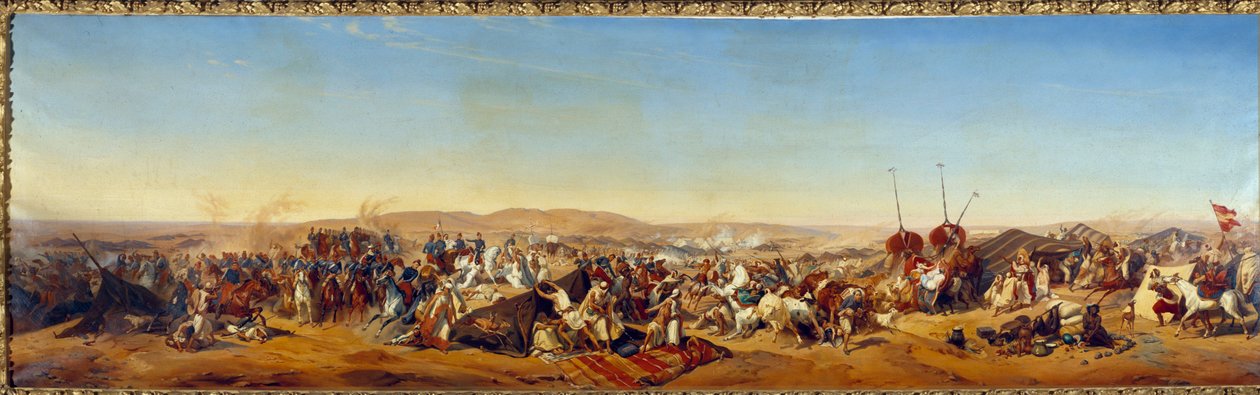 Conquest of Algeria: Capture of the Smalah of Abd el Kader by the Duke of Aumale in Taguin by Alfred Charles Ferdinand Decaen