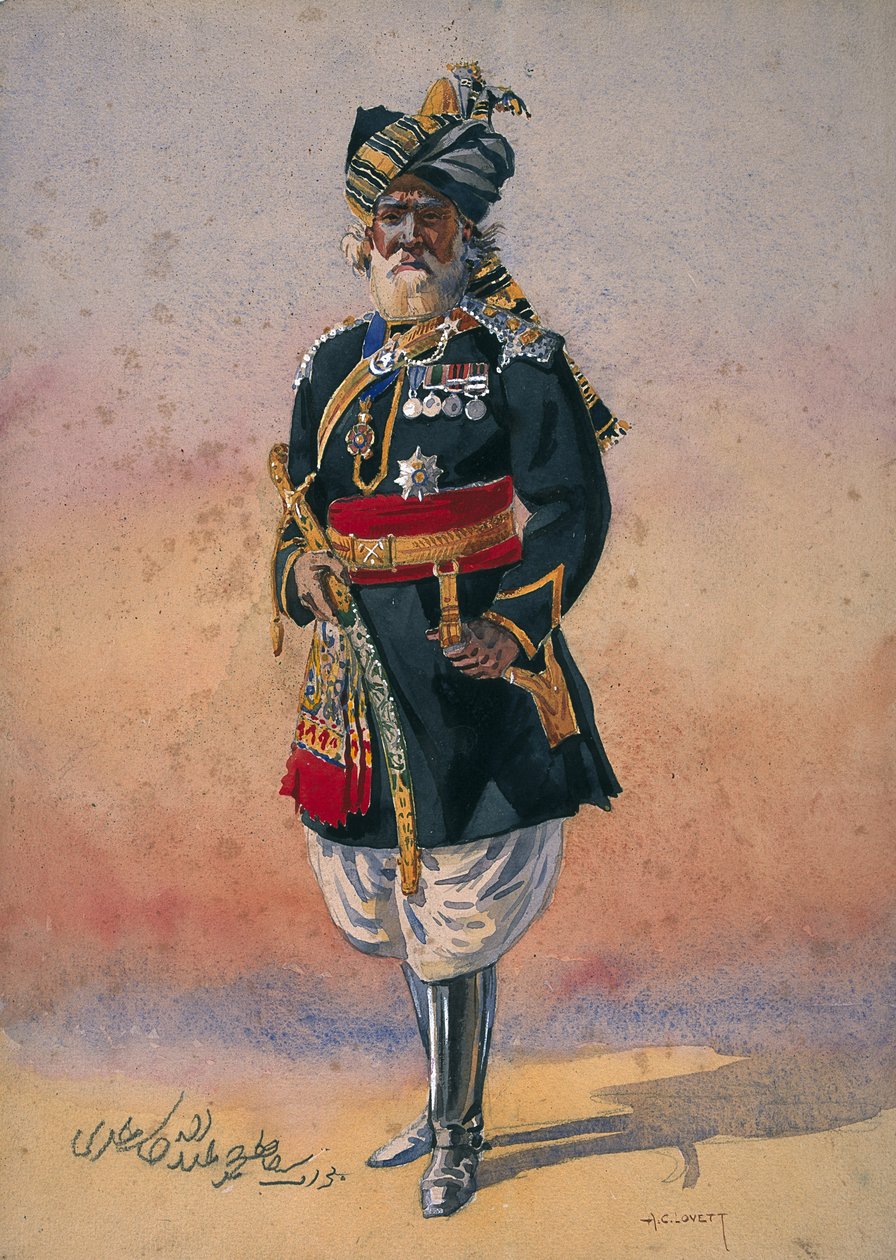 Honorary Native Commandment Nawab Sir Hafiz Muhammad Abdullah Khan, KCIE, Illustration for 