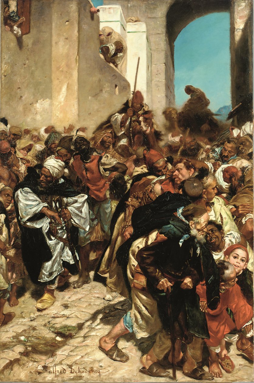 Les prisonniers Marocains by Alfred Dehodencq