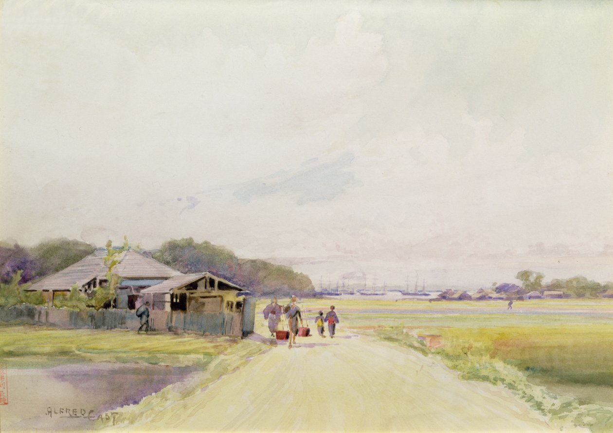 The Mississippi Bay of Yokohama, c.1889 by Alfred East