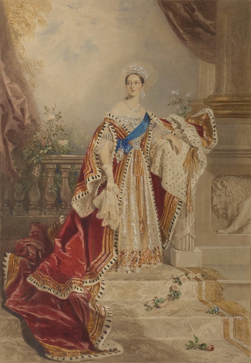 Queen Victoria of England by Alfred Edward Chalon