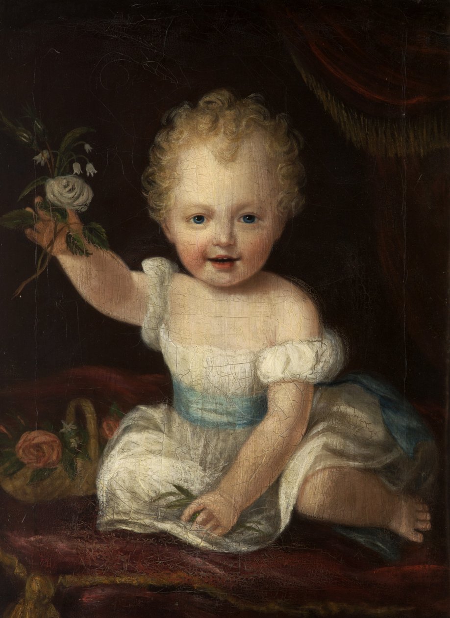 The 3rd Lord de Tabley, Aged Two Years by Alfred Emile Stevens