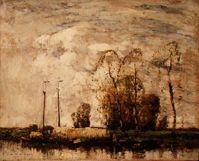 Dutch Canal by Alfred Gibson William
