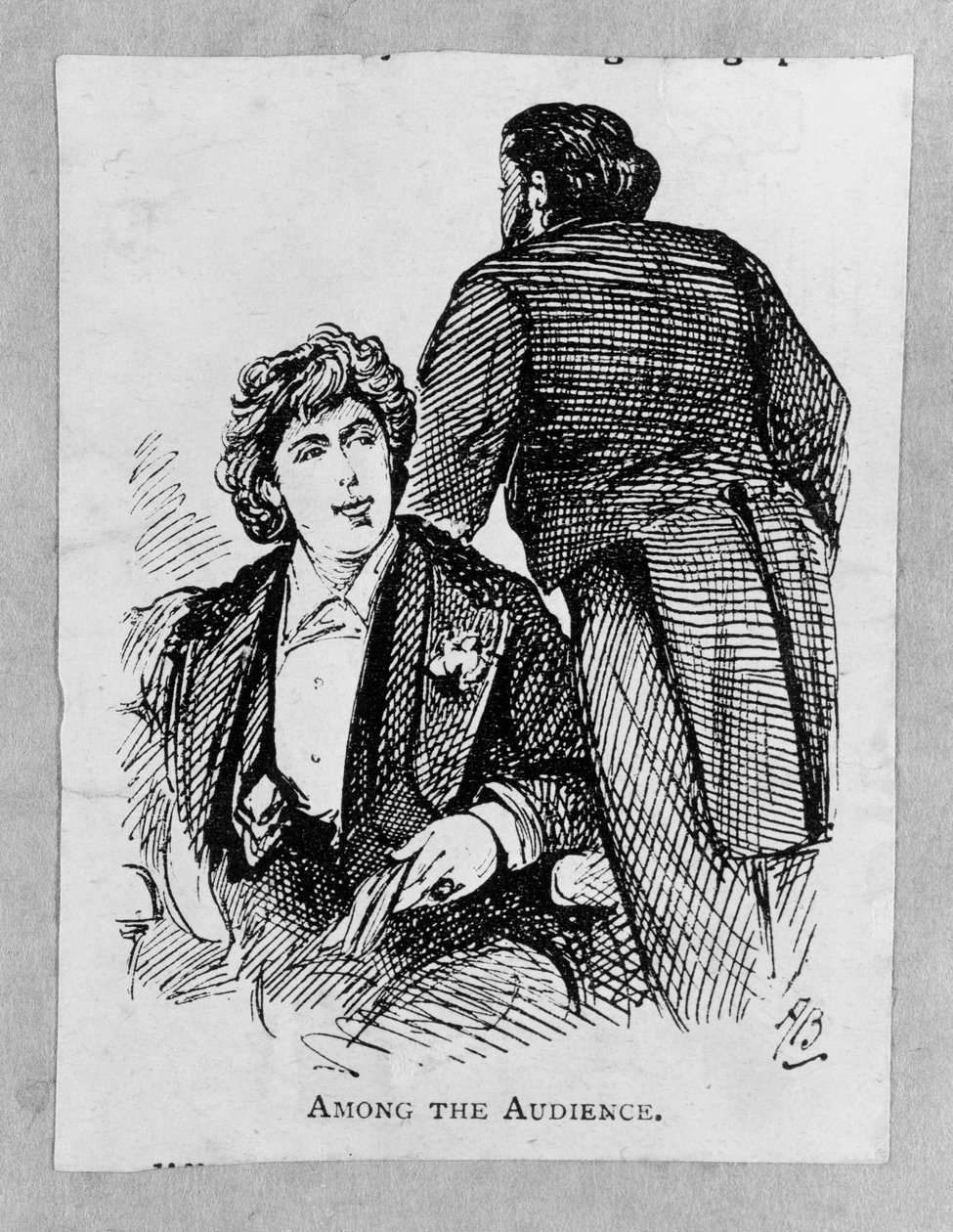 Oscar Wilde Among the Audience by Alfred Gish Bryan