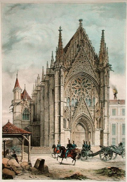 Chapel of the Chateau de Vincennes by Alfred Guesdon