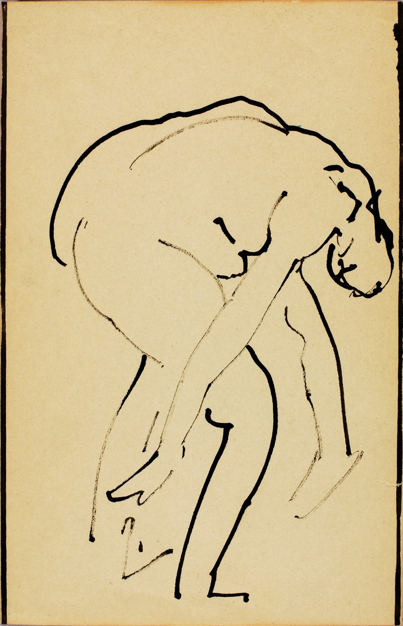 Bending Nude by Alfred H. Maurer