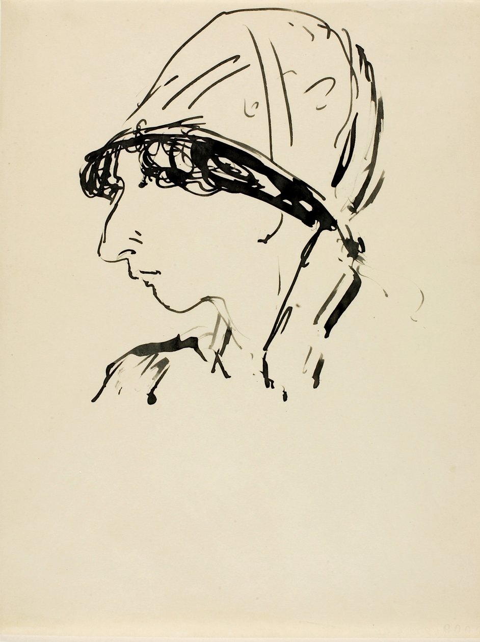 Head of a Girl by Alfred H. Maurer