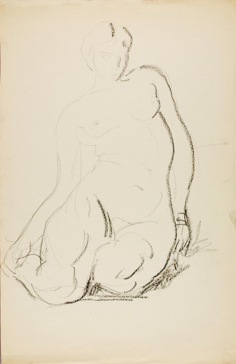 Seated Nude by Alfred H. Maurer