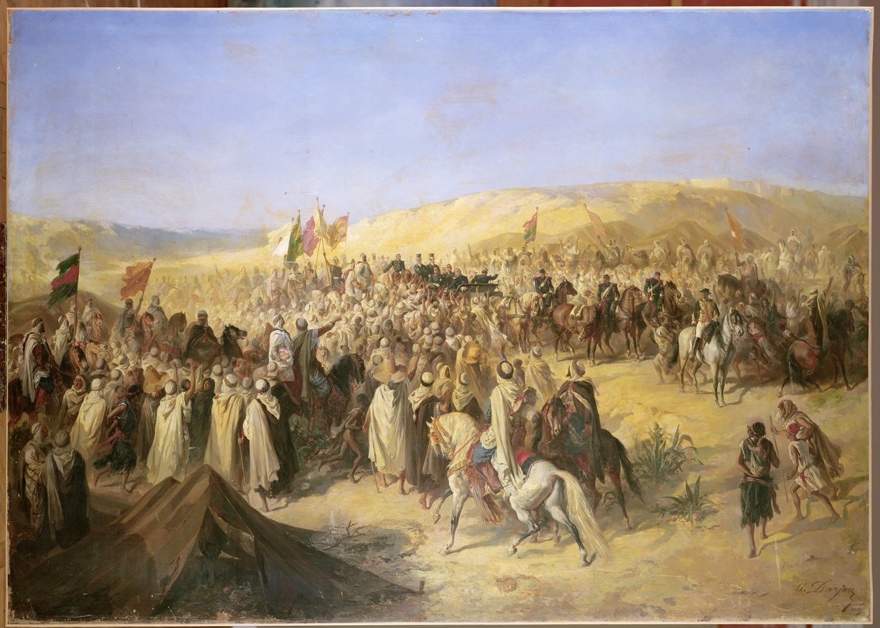 Napoleon III (1808-73) in Algeria, 21st May 1865 by Alfred Henri Darjou