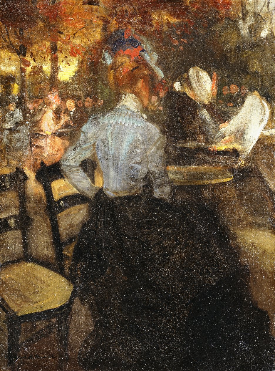The Cafe by Alfred Henry Maurer