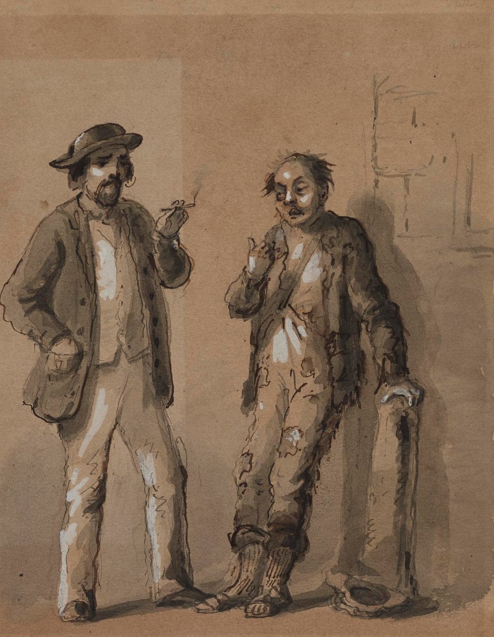 Ah Dan - Drunk as Usual by Alfred Jacob Miller