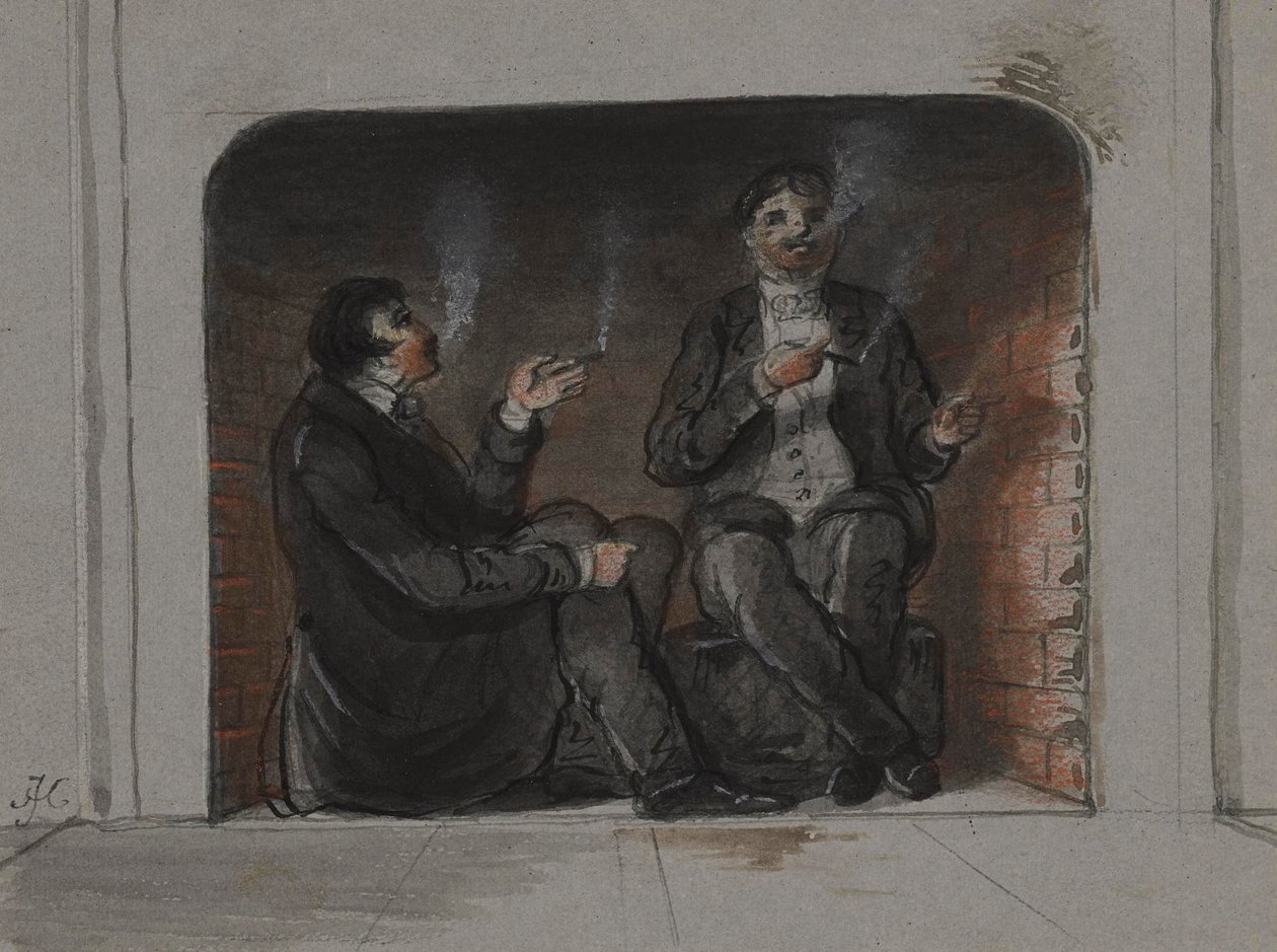Cigar Smokers by Alfred Jacob Miller