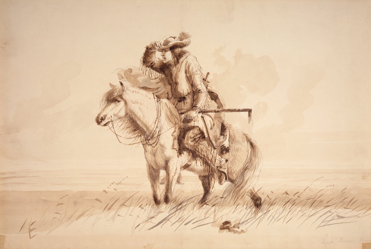 Lost Green Horn, c.1850 by Alfred Jacob Miller