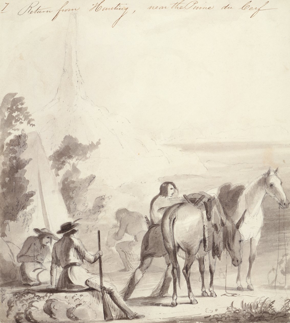 Return from Hunting by Alfred Jacob Miller