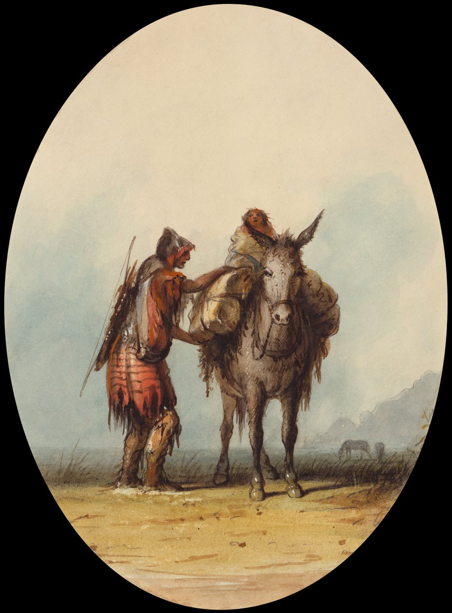 Root Diggers, c.1837 by Alfred Jacob Miller