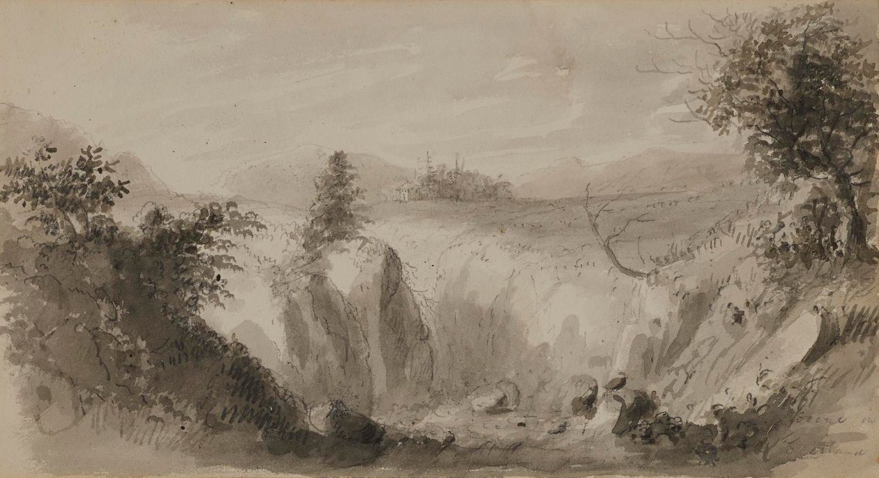 Scene in Perthshire, Scotland by Alfred Jacob Miller
