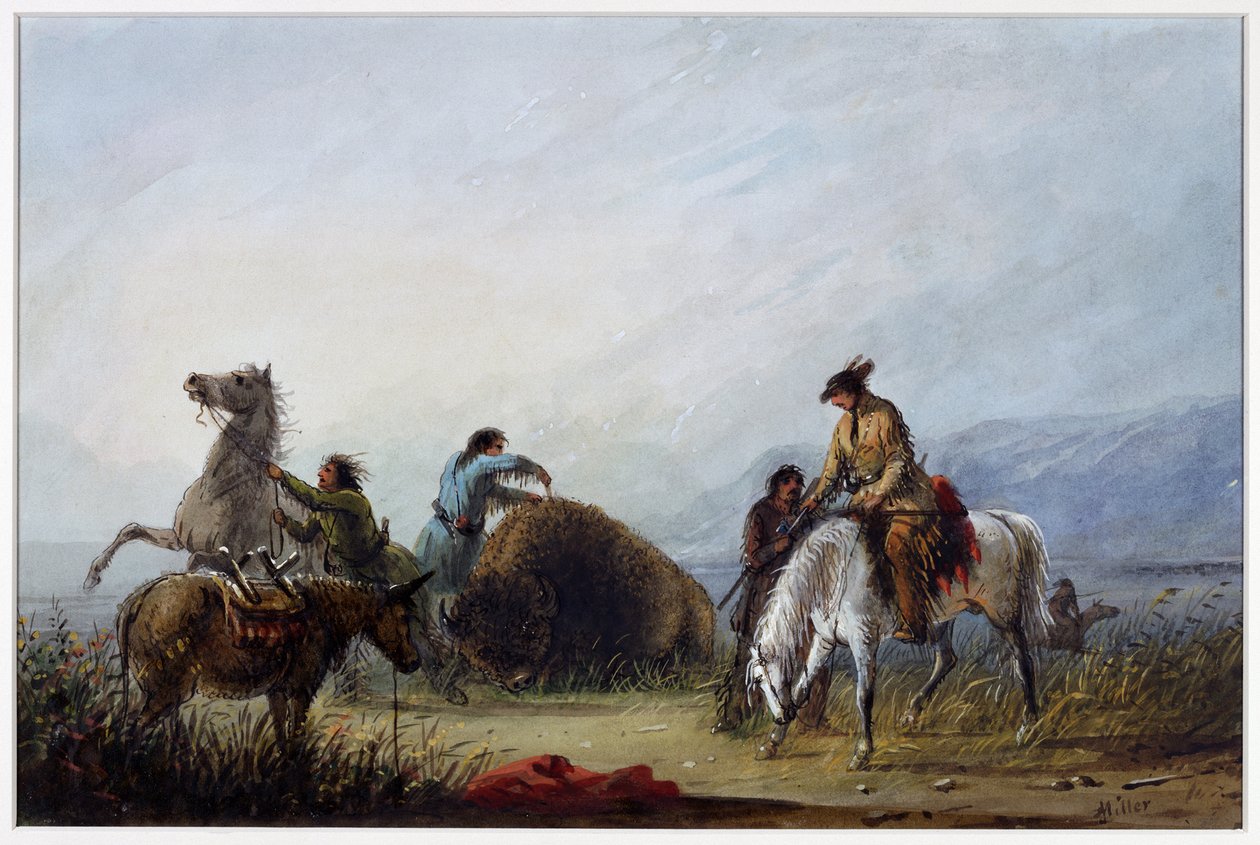 Taking the Hump Rib by Alfred Jacob Miller