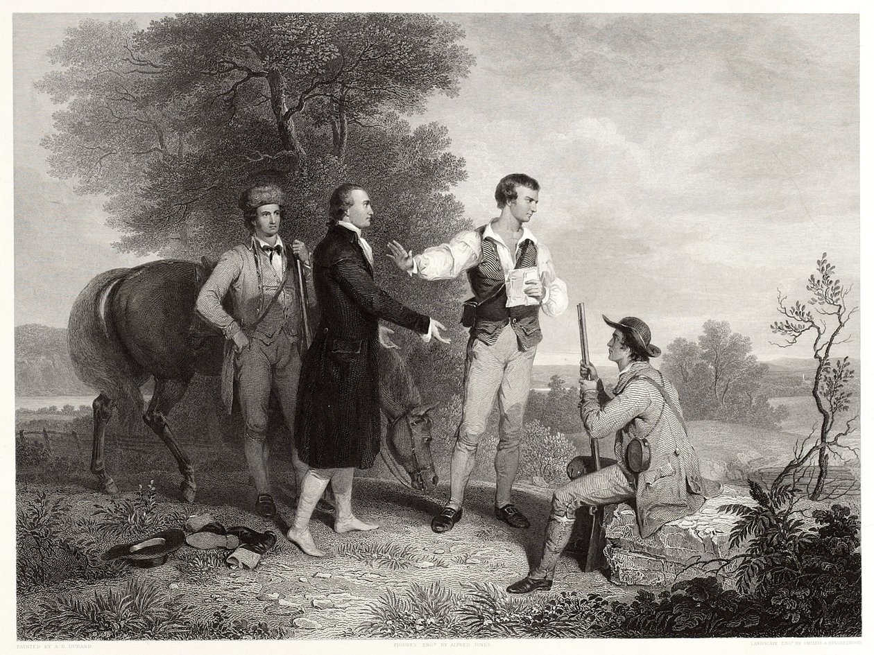 The Capture of Major Andre, after Asher B. Durand by Alfred Jones