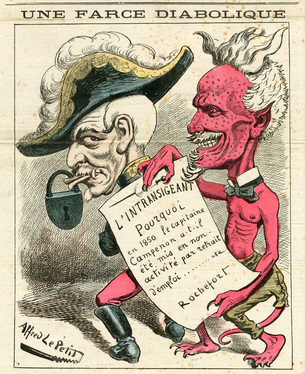 Cover of Le Grelot, number 655, Satirical in Colors by Alfred Le Petit