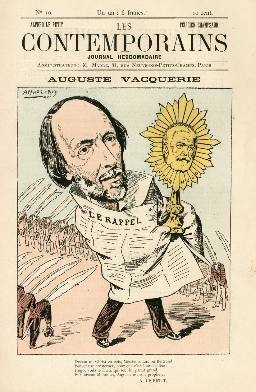 Cover of Les Contemporains, number 10 by Alfred Le Petit