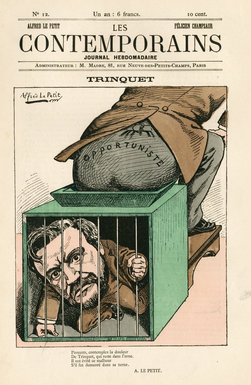 Cover of Les Contemporains, number 12 by Alfred Le Petit