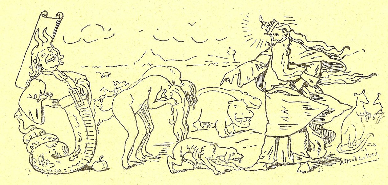 Illustration of Alfred Le Pete (1841-1909) in Gros-Jean and his cure by Alfred Le Petit