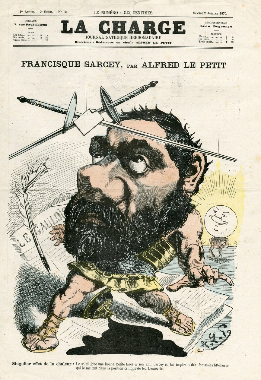 La Charge, number 12, Satirical in Colors by Alfred Le Petit