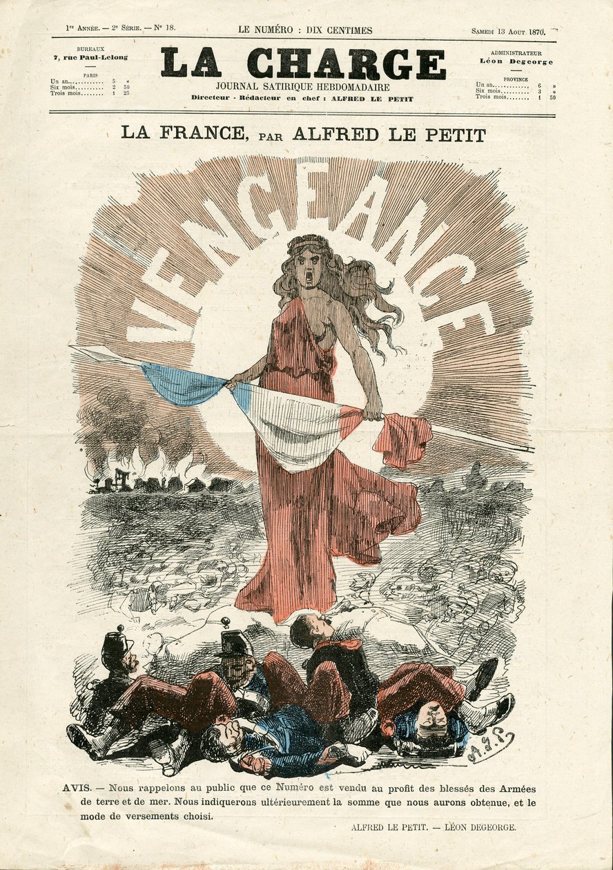 La Charge, number 18, Satirical in Colours by Alfred Le Petit