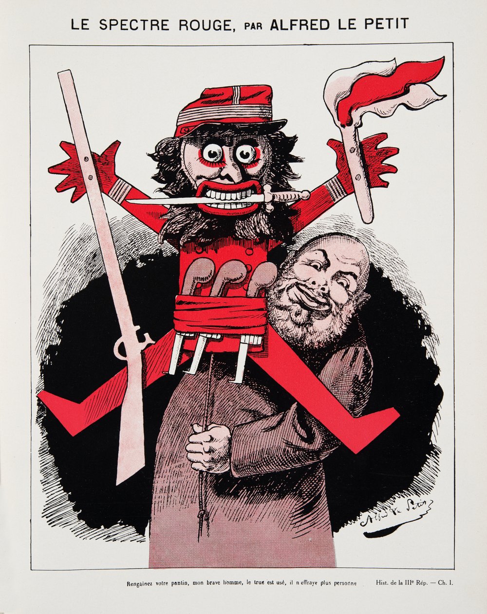 The Red Specter, from History of the Third Republic, Vol. I, Political History, pub.1933 by Alfred Le Petit