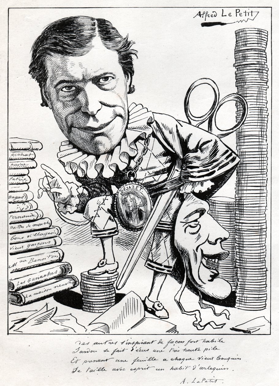 Victorien Sardou by Alfred Le Petit