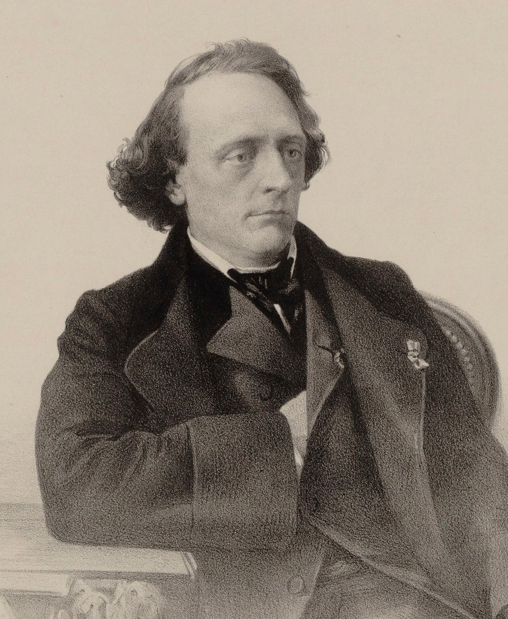 Portrait of the Pianist and Composer Henry Litolff by Alfred Lemoine