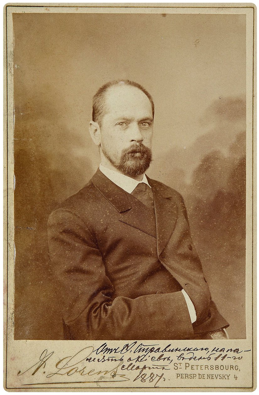 Portrait of the Bass Opera Singer Fyodor Ignatievich Stravinsky by Alfred Lorens