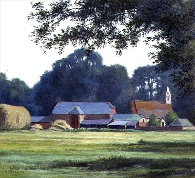 The Farm, West Parley, Dorsetshire by Alfred Lys Baldry
